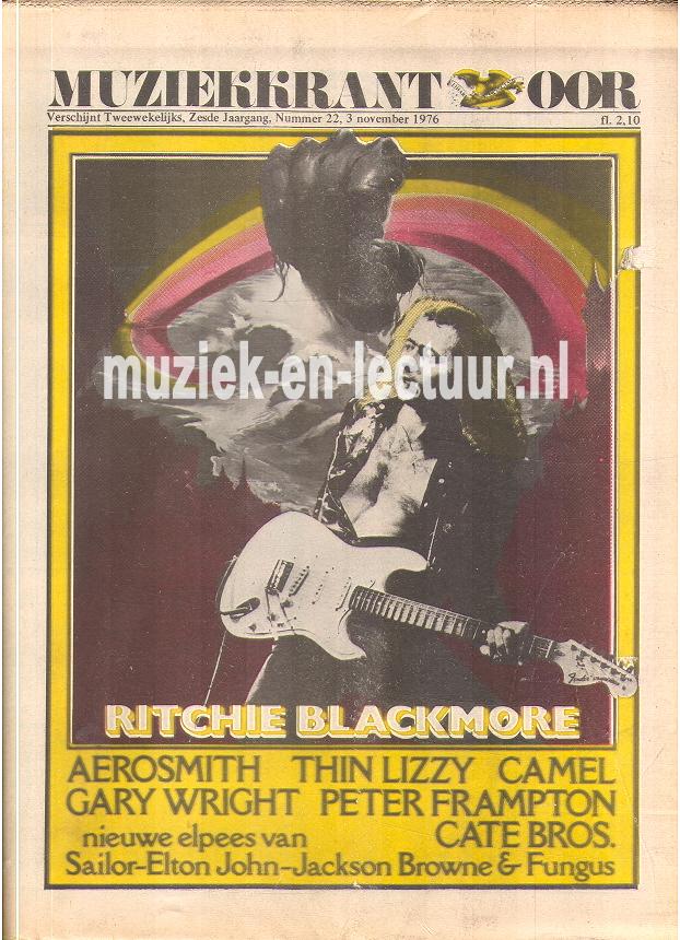 Muziekkrant Oor 1976 nr. 22 Muziekkrant Oor 1976 nr. 22
